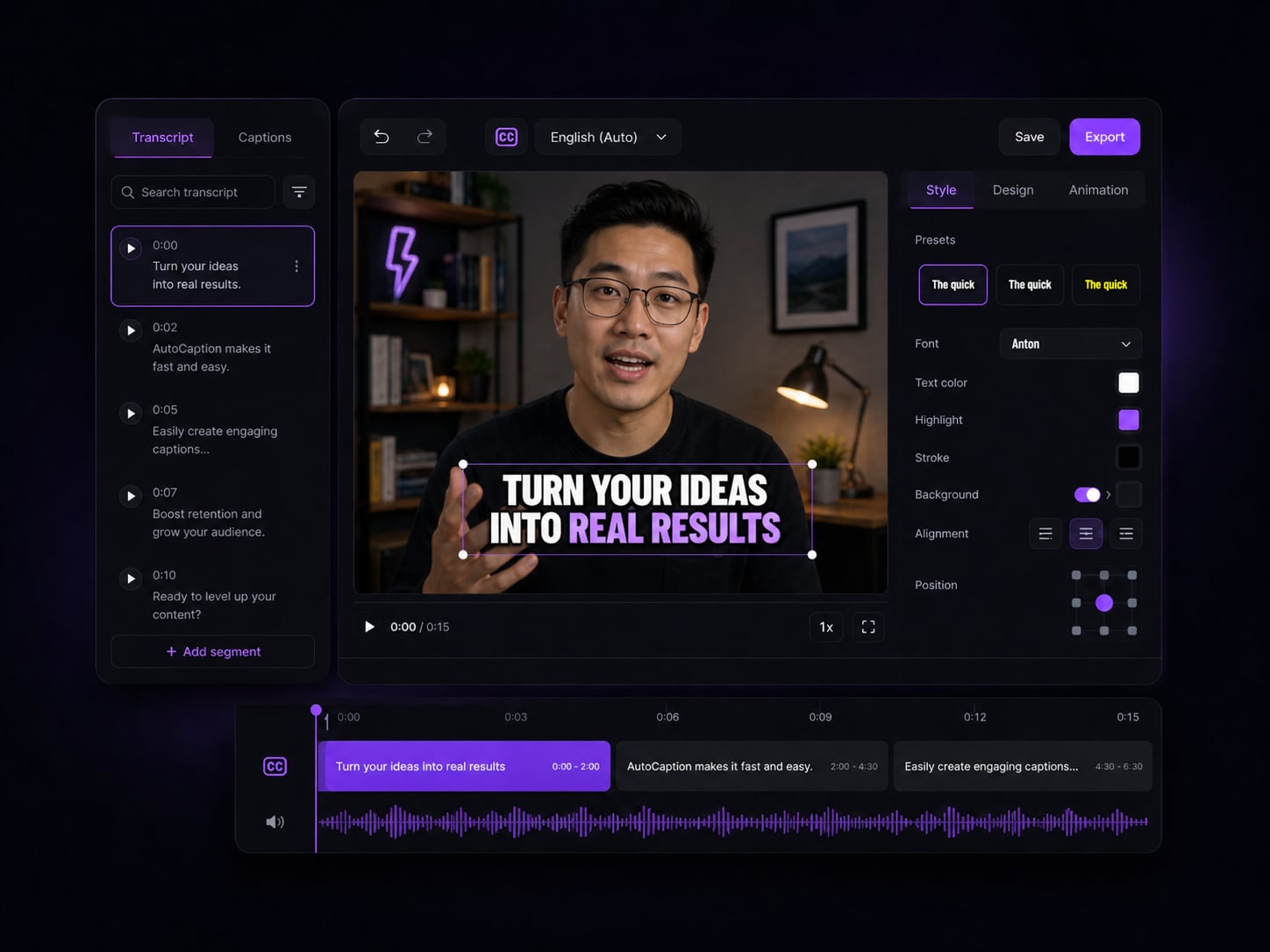 Subtitle editor
